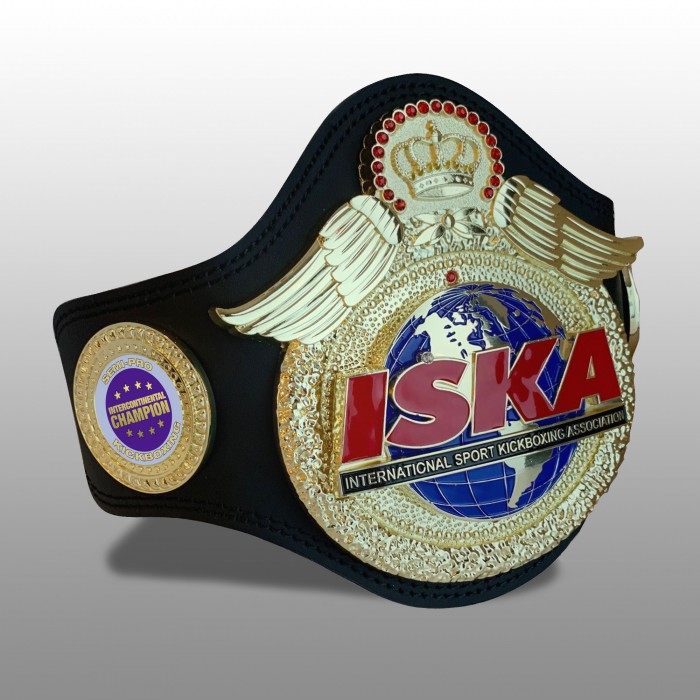 ISKA SEMI PRO KICKBOXING INTER-CONTINENTAL TITLE BELT